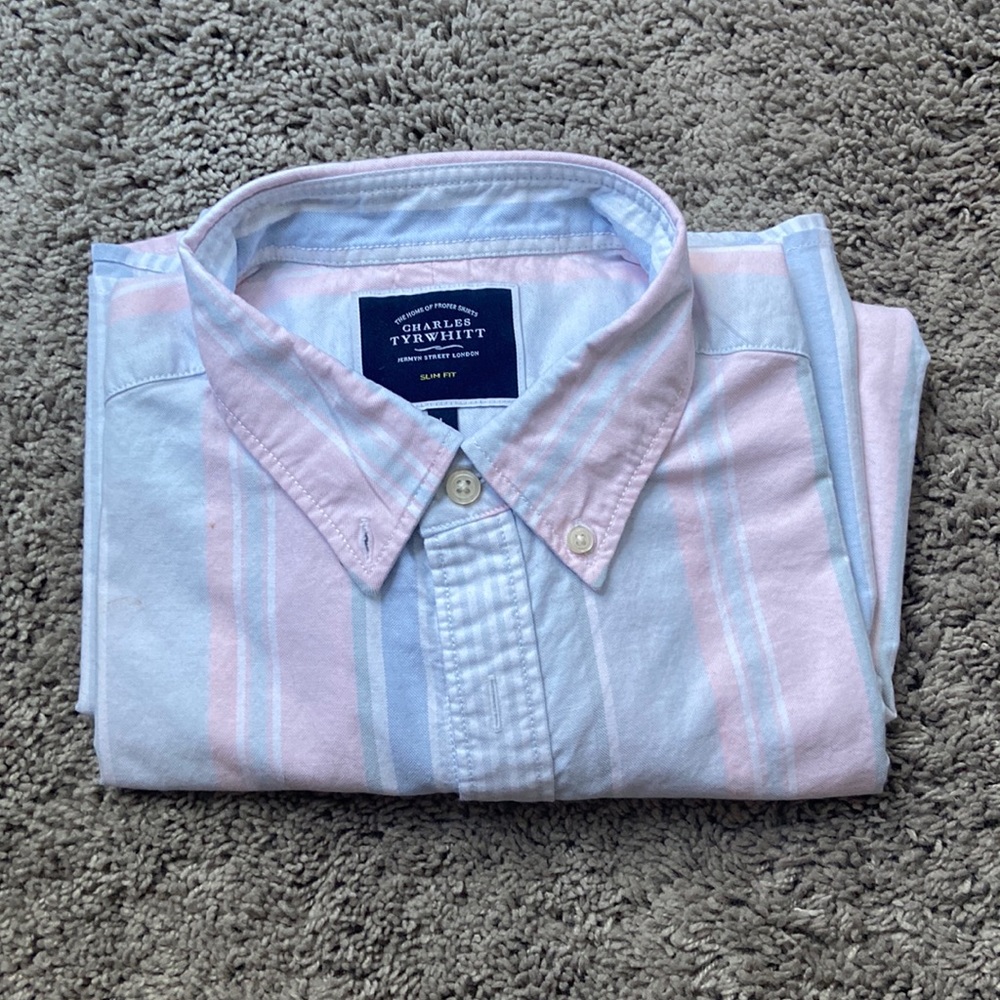 Charles Tyrwhitt long sleeve slim fit men’s shirt
